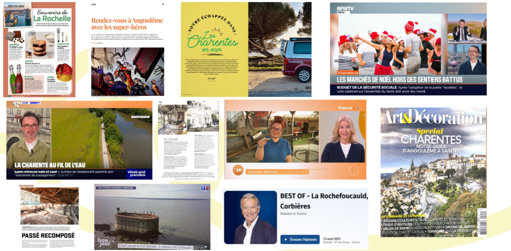 Retombées presse media